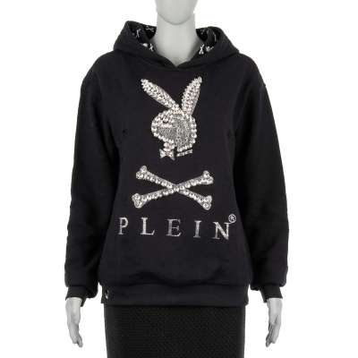 Destroyed Bunny Hoody Black