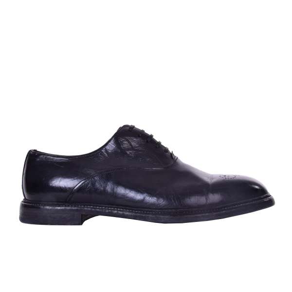 Brogue Derby Schuhe MARSALA aus Kalbsleder von DOLCE & GABBANA