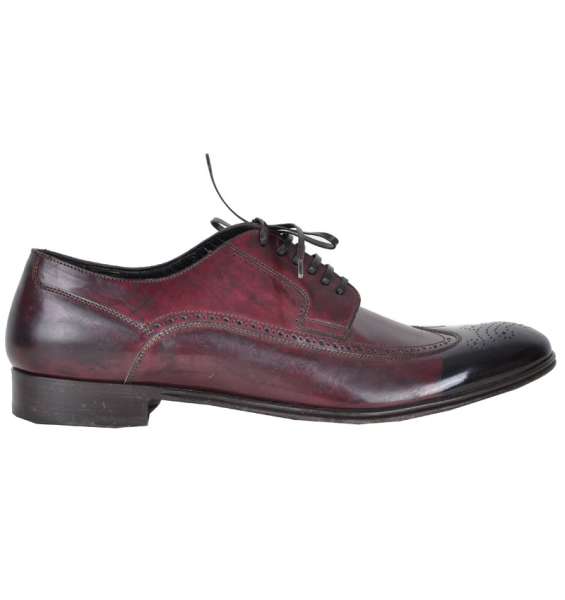 Patent leather derby shoes by DOLCE & GABBANA