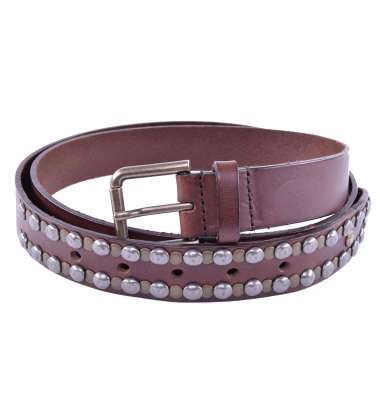 Belt with Studs Brown 110