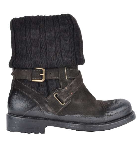 WINTER BOOTS by DOLCE & GABBANA Black Label 