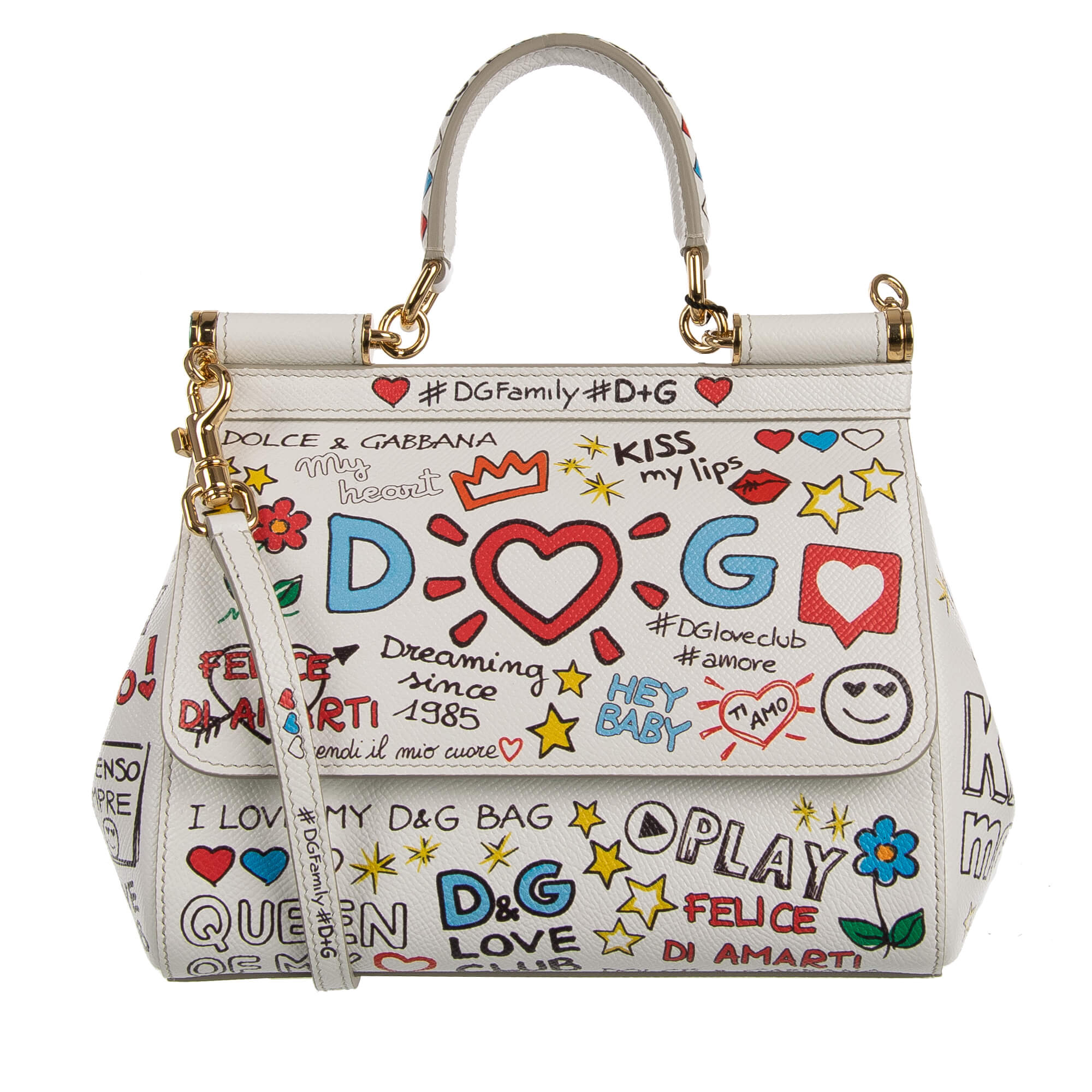 Dolce & Gabbana Dauphine New Sicily Top Handle Bag