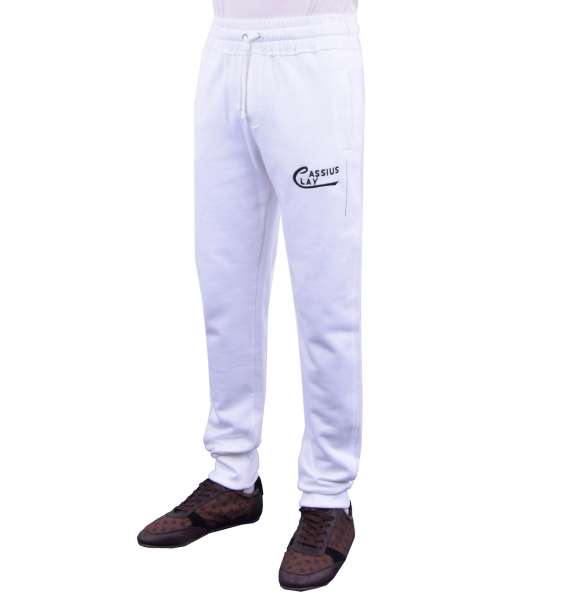 Icon Gym / Sport Trousers "MUHAMMAD ALI" by DOLCE & GABBANA Black Line