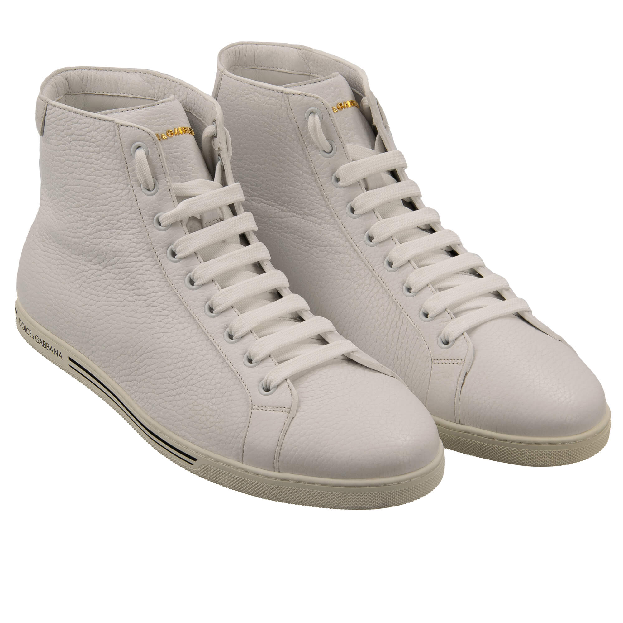 Cyclops ingen forbindelse coping Dolce & Gabbana High-Top Sneaker LONDON Leather White 44 UK 10 US 11 |  FASHION ROOMS