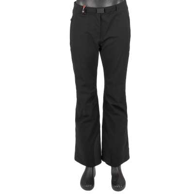 Women Windproof Ski Trousers GRENOBLE with RECCO Reflector Black XL