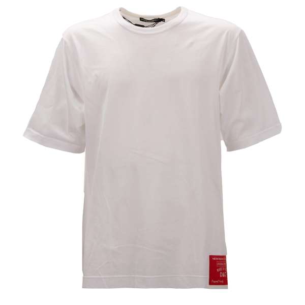 Dolce and gabbana plain white deals t shirt