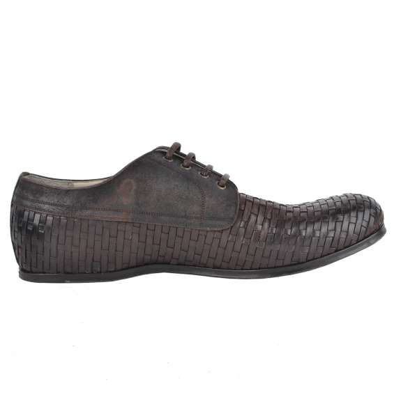 WOVEN SHOES by DOLCE & GABBANA Black Label