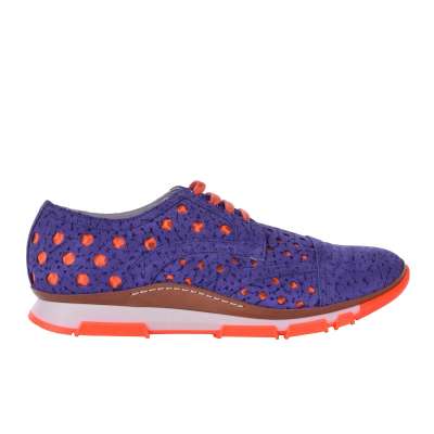 Perforated Suede Sneakers SCILLA