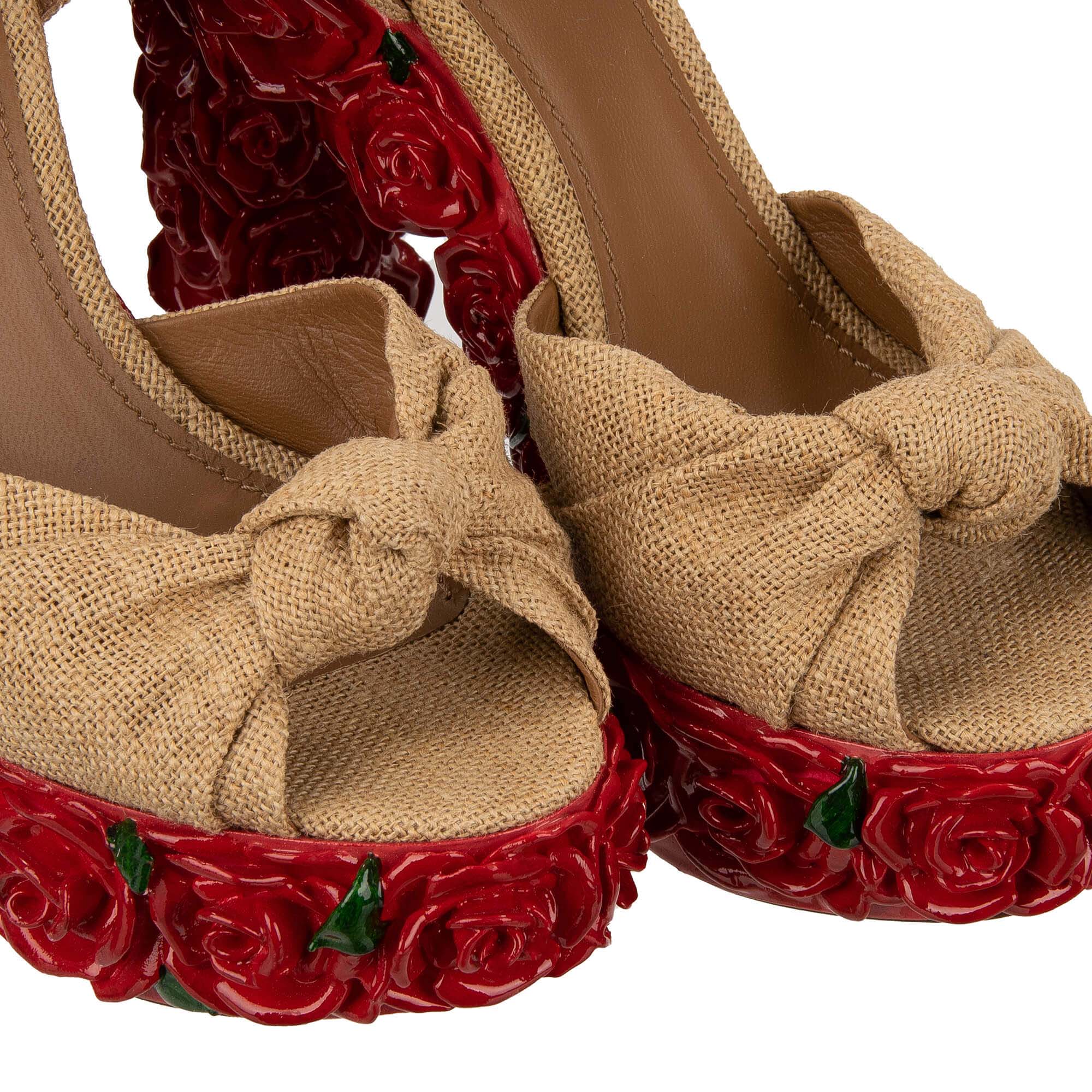 Red rose sandals store