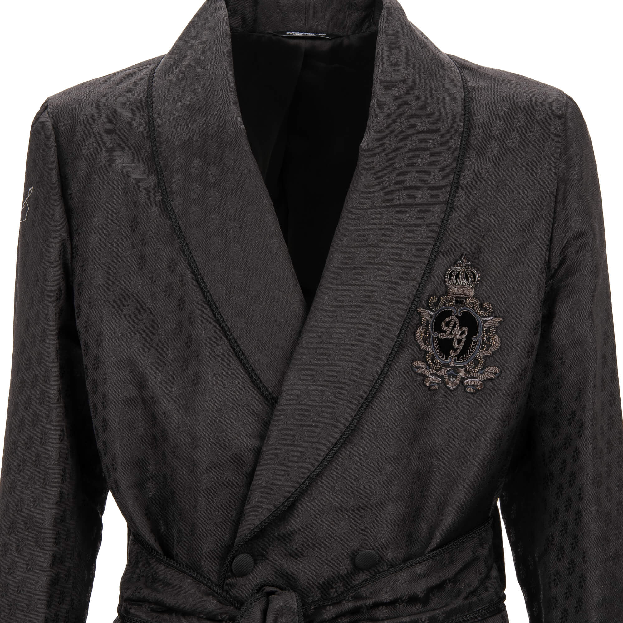 Men's Silk Jacquard Robe