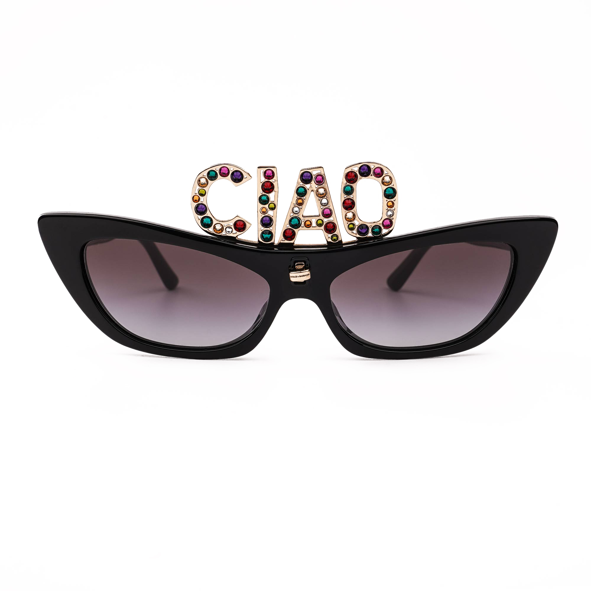 Dolce & Gabbana Special Edition CIAO DG Cat Eye Sunglasses DG4334B with  Crystals Black | FASHION ROOMS
