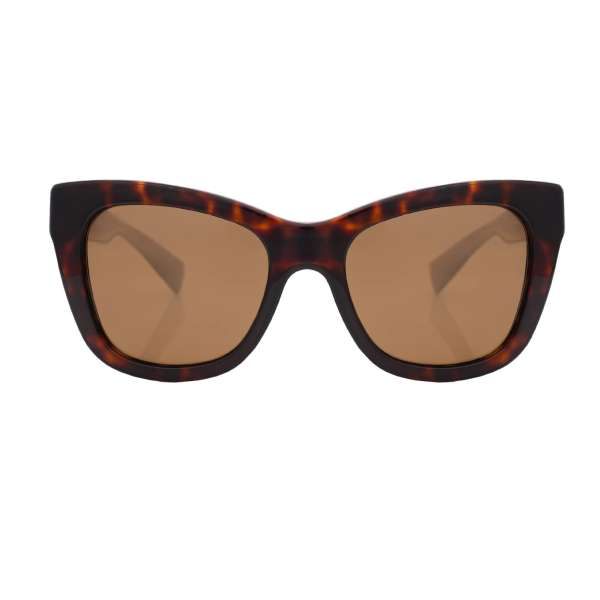  Sunglasses DG 4214 with mosaic flowers in leopard brown by DOLCE & GABBANA
