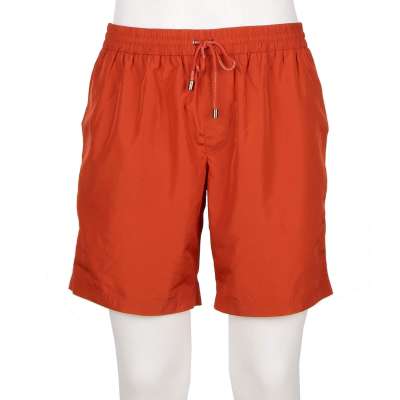 Beachwear Swim Shorts with Logo Orange