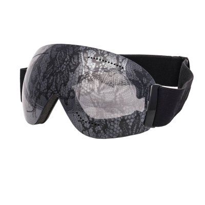 Dolce & Gabbana Lace Mirrored Ski Goggles Mask Sunglasses