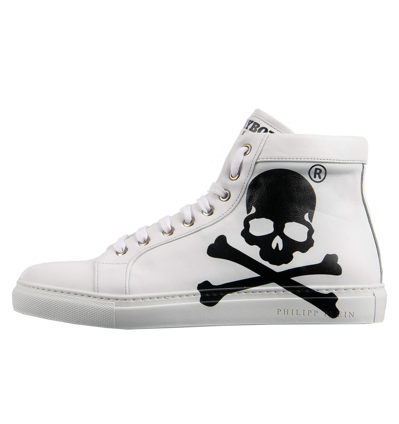 High Top Bunny Sneaker White Black