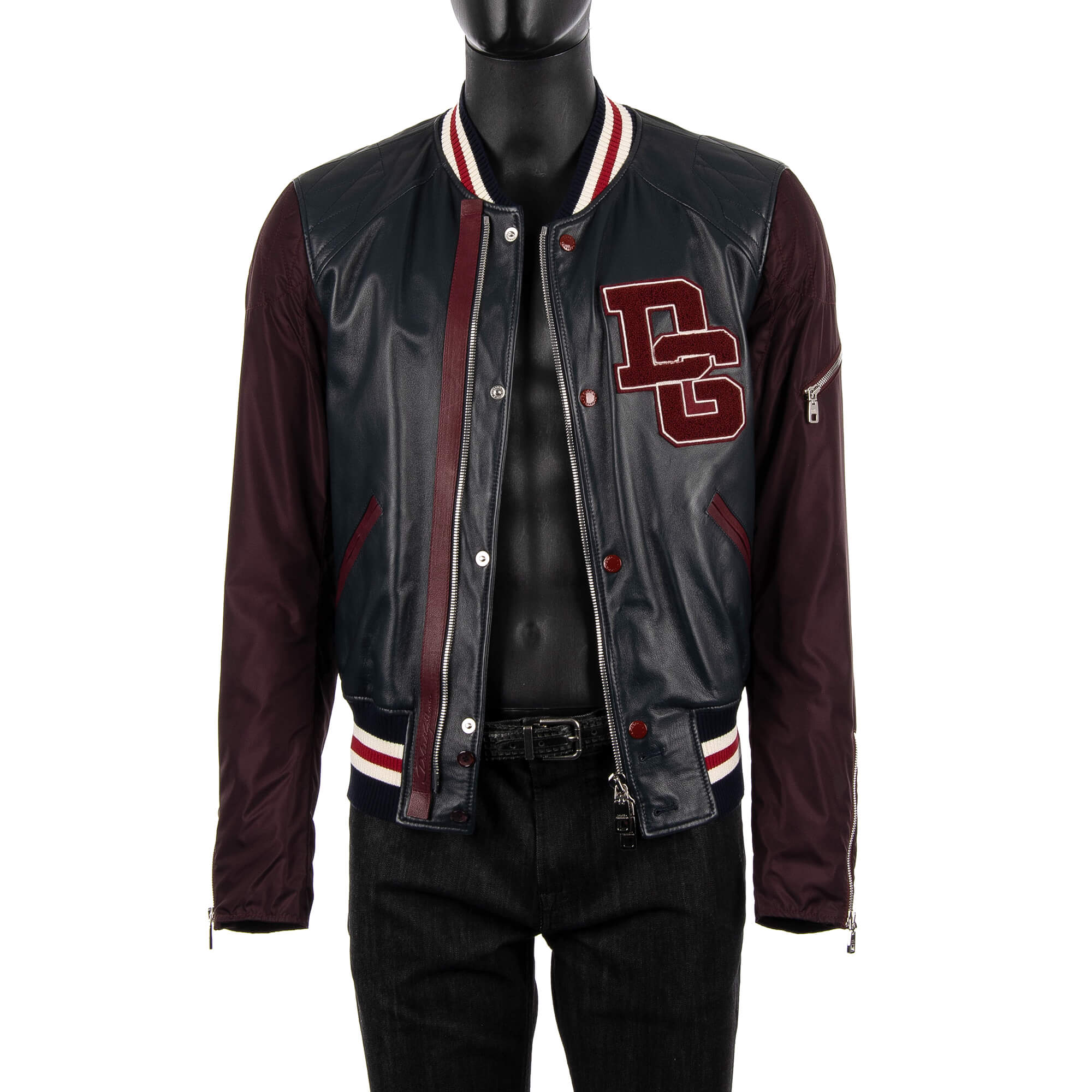 D & g store leather jackets mens