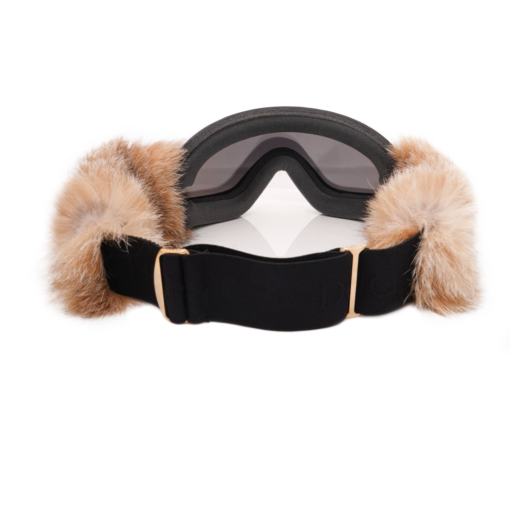 Dolce & Gabbana Mirrored Fur Ski Goggles Mask Sunglasses BI0759 Green
