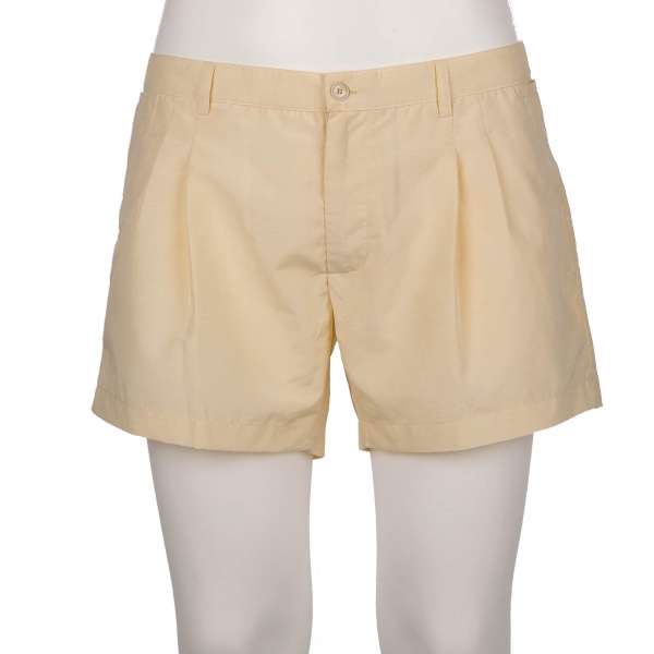 Expandable Swim shorts with pockets, embroidered logo and built-in-brief by DOLCE & GABBANA Beachwear