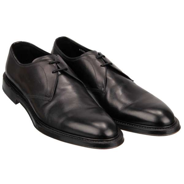 GOODYEAR Klassischer Derby Schuhe GIOTTO aus Leder in Schwarz von DOLCE & GABBANA