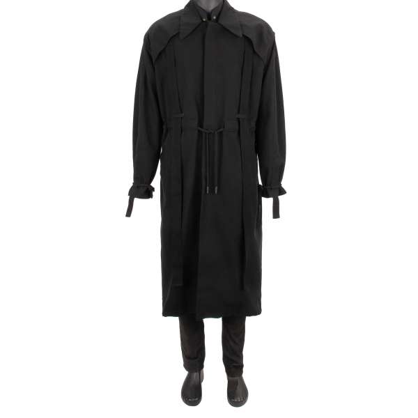 Oversize Trench Mantel mit Canvas Gurten und Seil-Riemen von OFF-WHITE Virgil Abloh