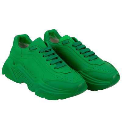 Bemahlte Plateau Sneaker DAYMASTER Grün 38 US 8