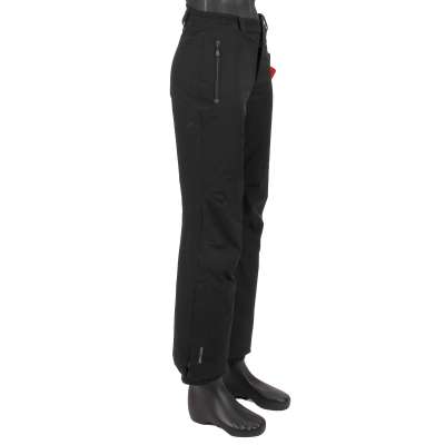 Kids Windproof Ski Trousers GRENOBLE with RECCO Reflector Black 14