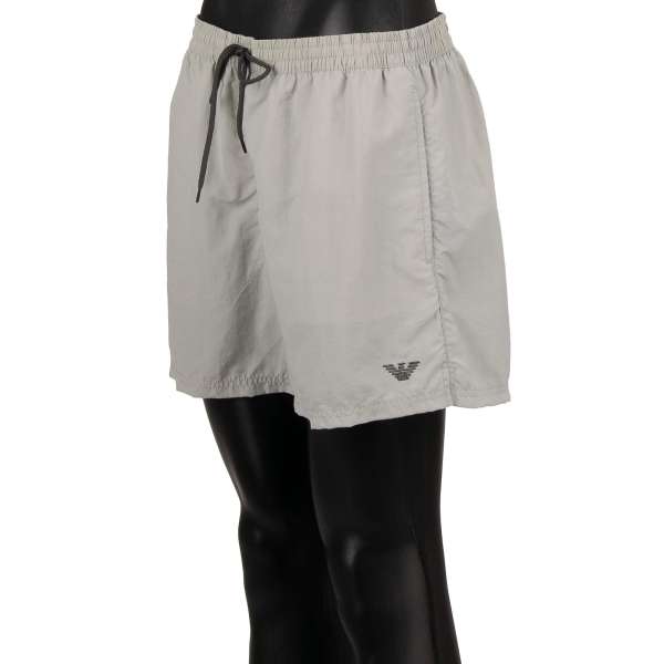 Swim shorts with embroidered logo, pockets and built-in-brief by EMPORIO ARMANI Swimwear