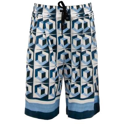 DG Logo Gio Ponti Design Sweatshorts Bermudas Shorts Blue