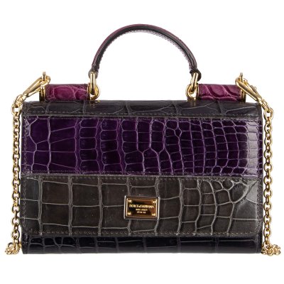 Dolce and gabbana crocodile bag online
