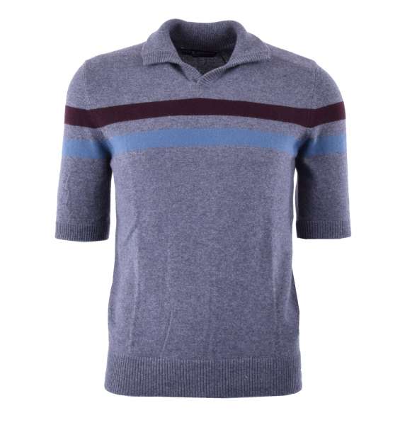 Knitted Cashmere Polo-Shirt by DOLCE & GABBANA Black Label