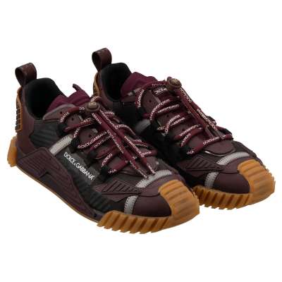 DG Logo Low-Top Men Sneaker Schuhe NS1 Bordeaux 43,5 UK 9,5