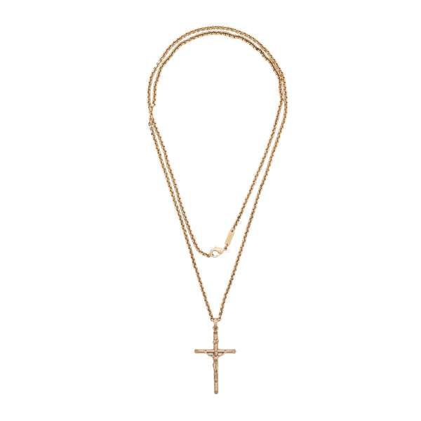 UNISEX Chain with cross in gold by DOLCE & GABBANA