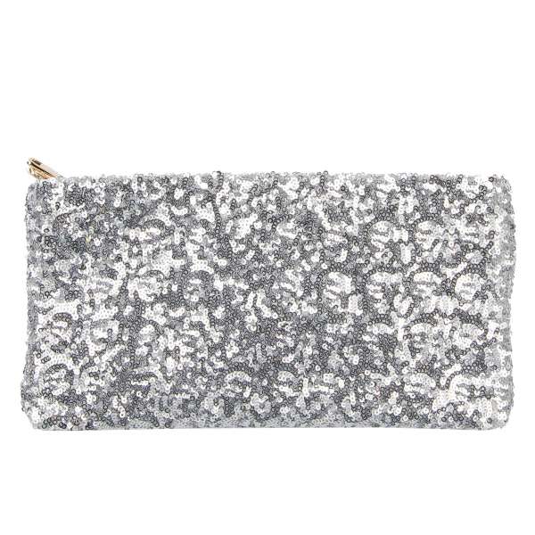 Kleine Clutch / Abendtasche GLAM aus Pailletten mit zwei Fächern mit Reißverschluss von DOLCE & GABBANA