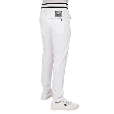 DG Logo DNA Milano Light Jogging Pants White