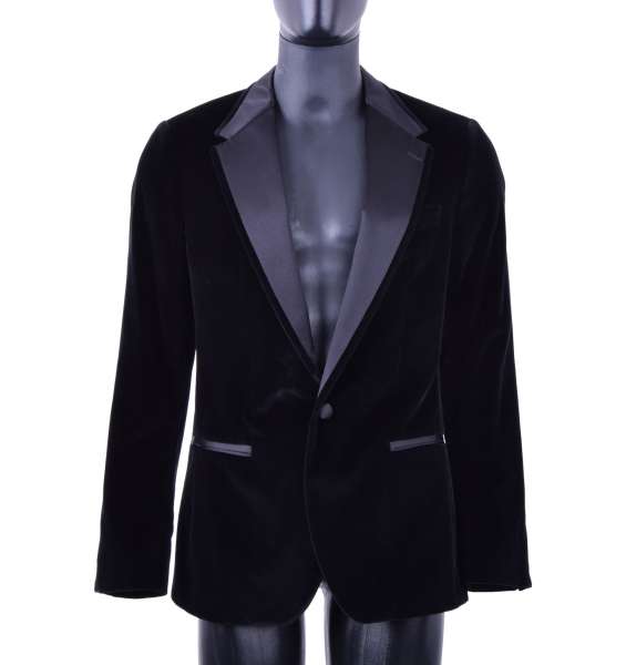 Blazer aus Samt von DOLCE & GABBANA Black Label