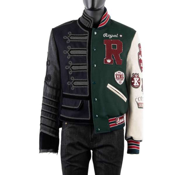 dolce and gabbana varsity jacket