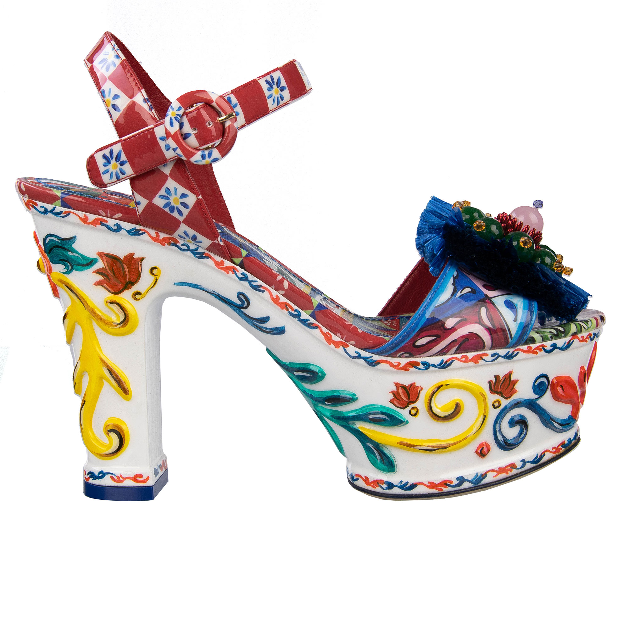 dolce and gabbana majolica shoes