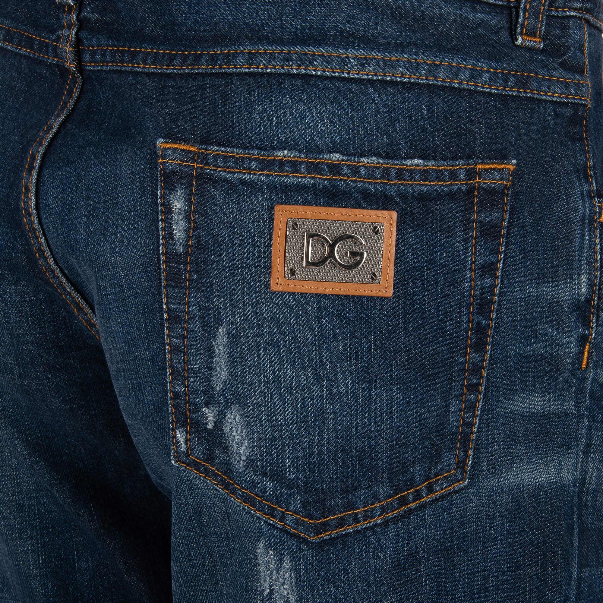 Dolce and gabbana jeans metal plate cheap
