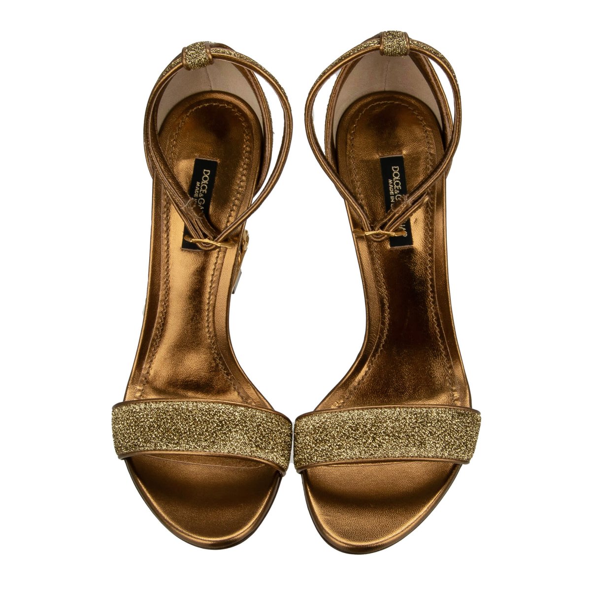 Dolce and gabbana lurex sandals clearance