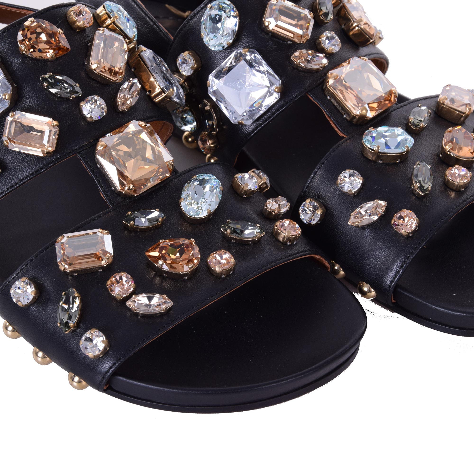 Dolce gabbana embellished sandals deals