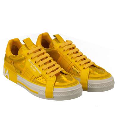 DG Logo Low Top Sneaker DONNA Regenbogen Gelb 39 US9