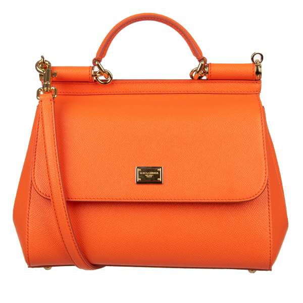 Medium Sicily Dauphine Leather Bag