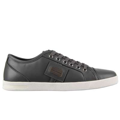 Leather Sneakers NEW RU Logo Gray