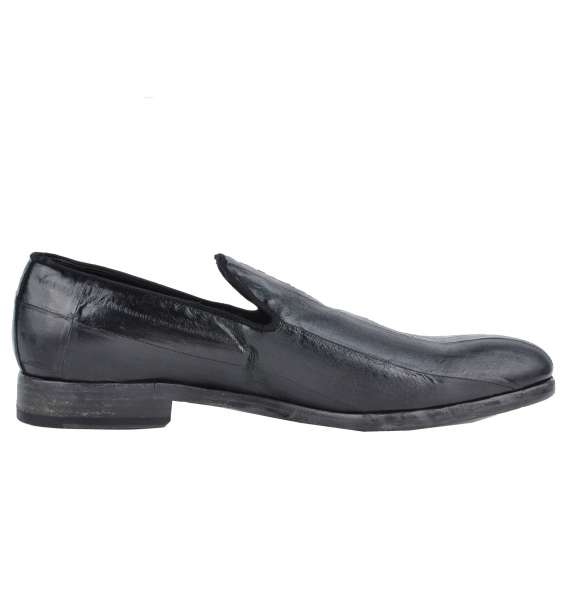 EEL SLIPPER by DOLCE & GABBANA Black Label