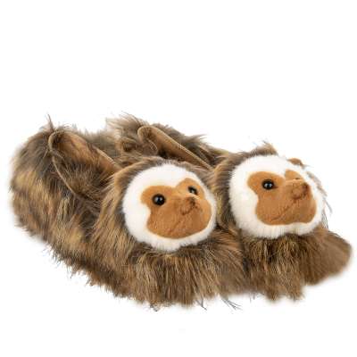 Hedgehog Toy Eco Faux Fur Ballet Flats VALLY Brown 39 9