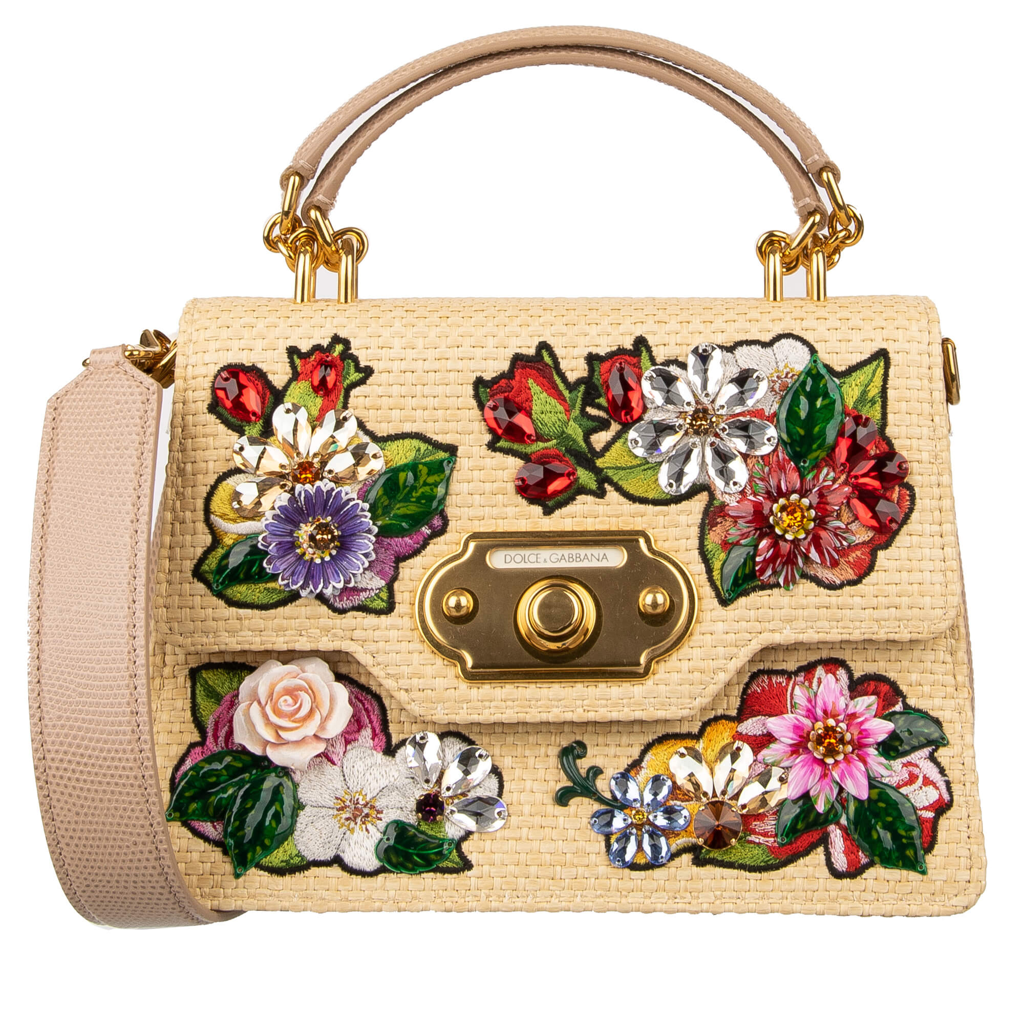 Dolce and gabbana raffia bag best sale