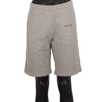 Virgil Abloh Logo Sweatshorts Melange Gray M