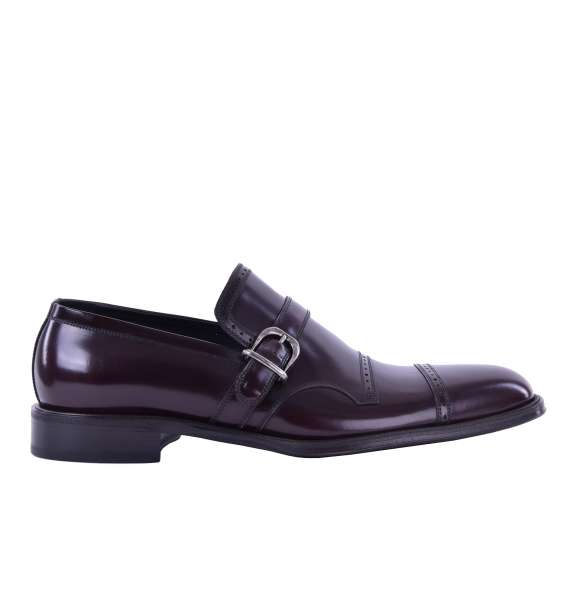Patent leather loafer SIENA with side buckle by DOLCE & GABBANA Black Label 