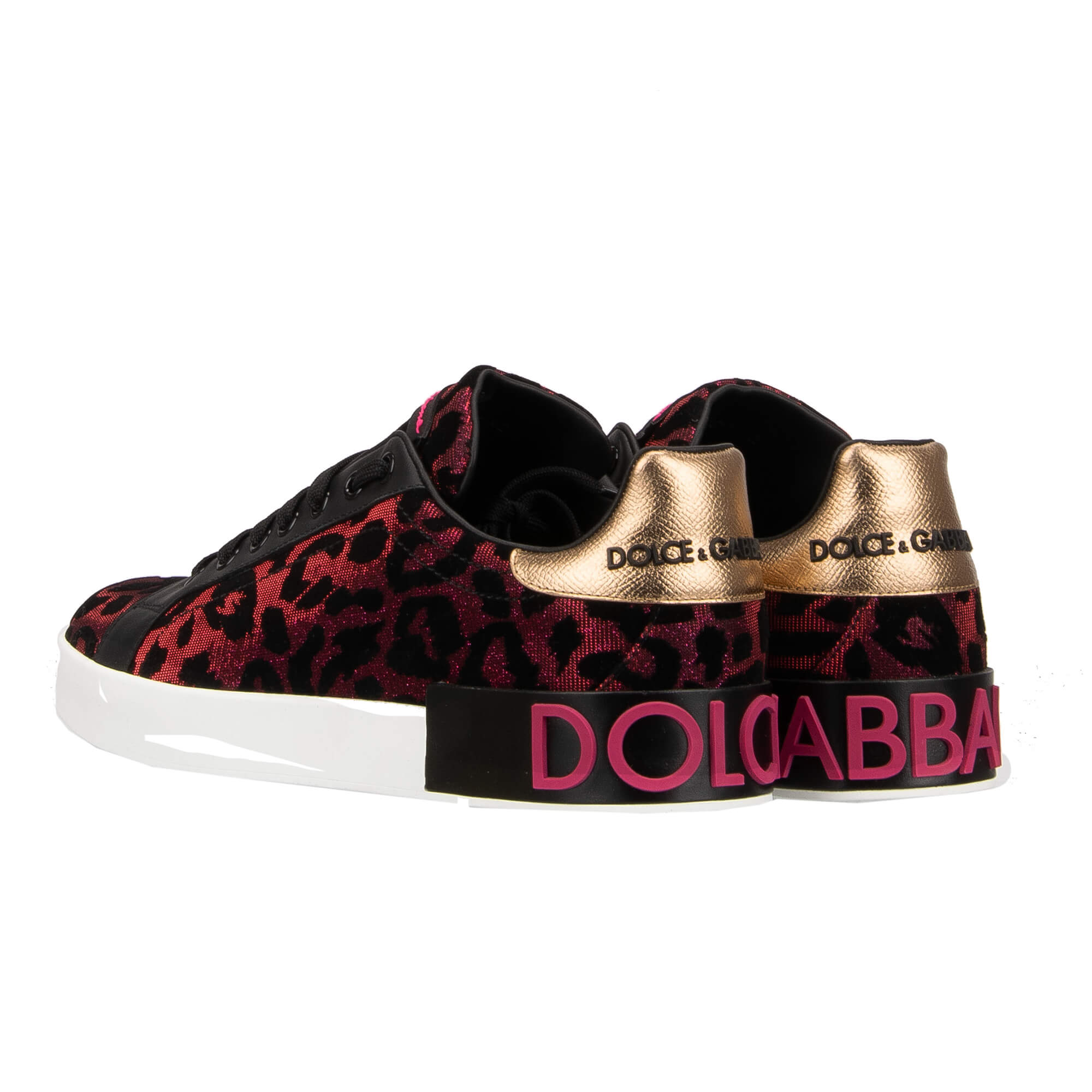 Dolce gabbana leopard best sale sneakers