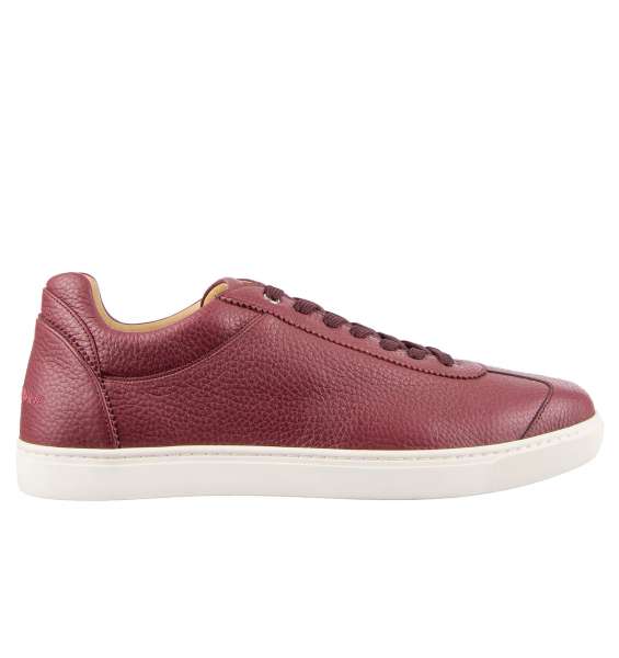 Classic deer leather Sneaker LONDON with embroidered logo at the back by DOLCE & GABBANA